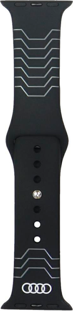 Ремінець Audi Geometric Pattern для Apple Watch 40/41/42 mm Black (6955250228725) - зображення 2