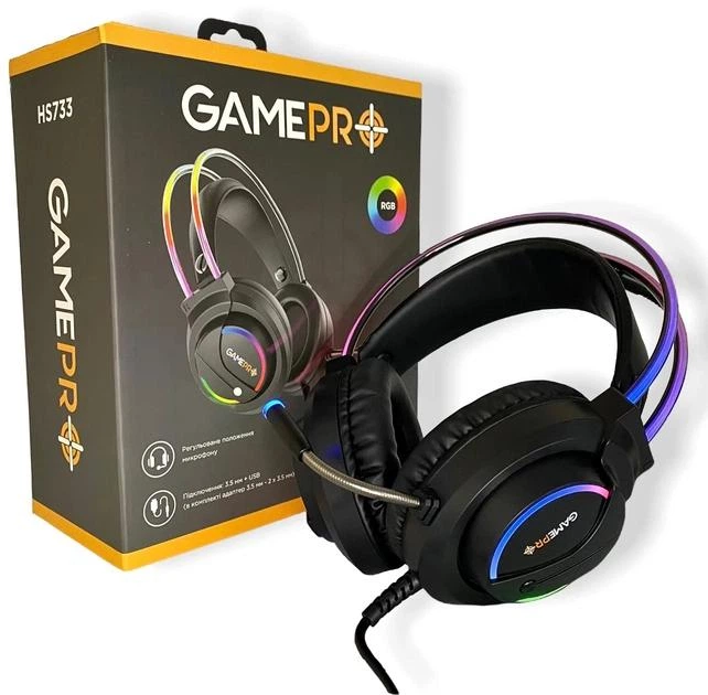 Ігрова гарнітура GamePro Nitro HS733 (HS733) - зображення 4
