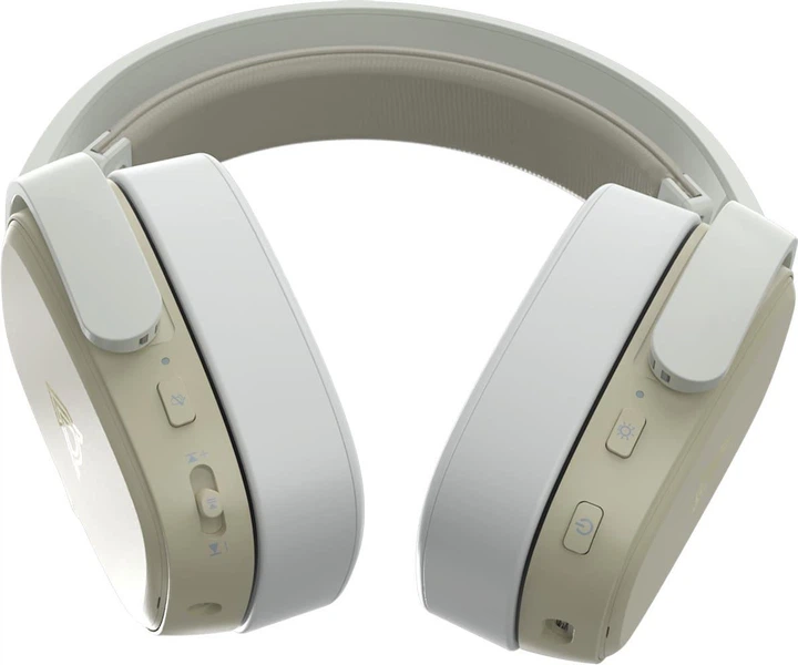 Игровая гарнитура Ajazz AHM09 MAX Gray White (AHM09-MAX-GW) - Фото 3 Игровая гарнитура Ajazz AHM09 MAX Gray White (AHM09-MAX-GW) - изображение 3