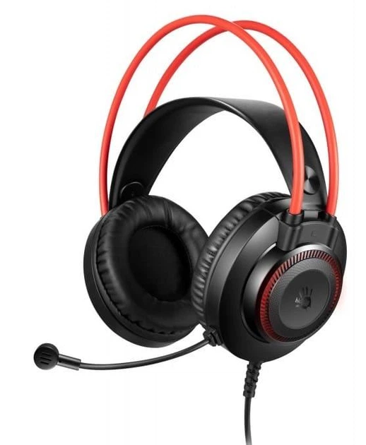 Игровая гарнитура Bloody A4Tech G200Q Black (G200Q (Black+Red)) - Фото 1 Игровая гарнитура Bloody A4Tech G200Q Black (G200Q (Black+Red)) - изображение 1