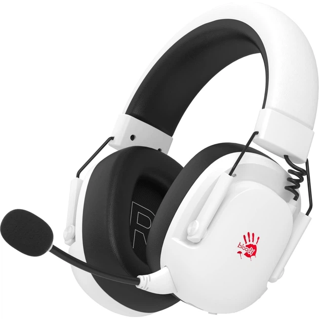 Ігрова гарнітура Bloody GR585 RGB White (GR585 (White)) - зображення 8