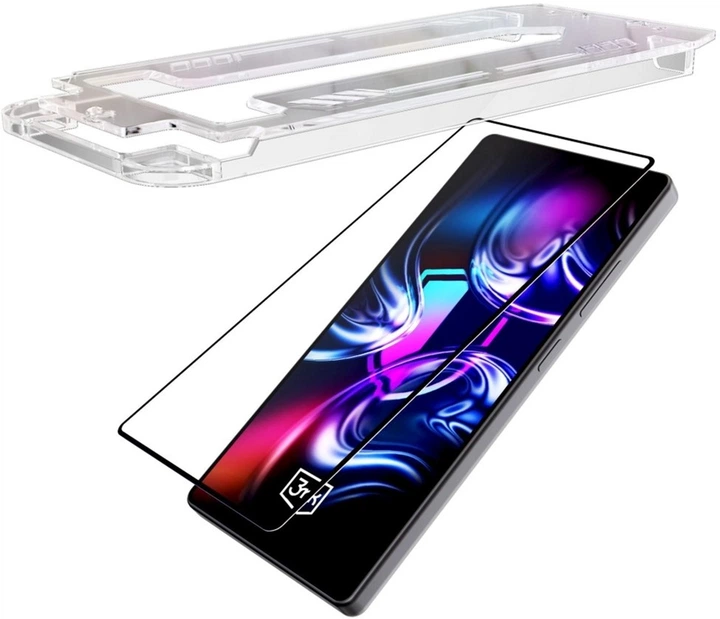 Захисне скло 3MK HardGlass Max with Applicator для Google Pixel 10/10 Pro Black (5903108671675) - зображення 6