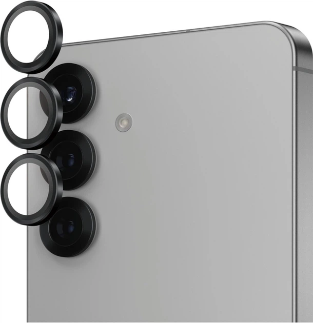 Захисне скло Panzer Glass Hoops Lens Protector для Samsung Galaxy S25 Black (PGRHOBLG38388) - зображення 2