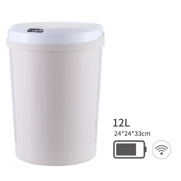 Kosz na śmieci Hedo z inteligentnym czujnikiem 12 l Różowy (5902734871879) - obraz 3