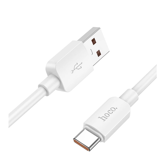 Кабель USB Hoco X96 Type-C 3A 0.25m Колір Білий - Фото 1 Кабель USB Hoco X96 Type-C 3A 0.25m Колір Білий - зображення 1
