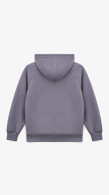Худи однотонный для мальчика 26004 146 см Серый shop (2000999428753) - изображение 4