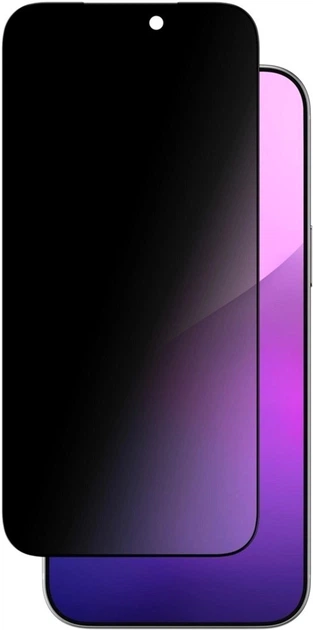 Захисне скло AMAZINGthing Titan Vision 7 Privacy Glass для Apple iPhone 17 Pro Black (IP176.3PARPGLA) - зображення 2