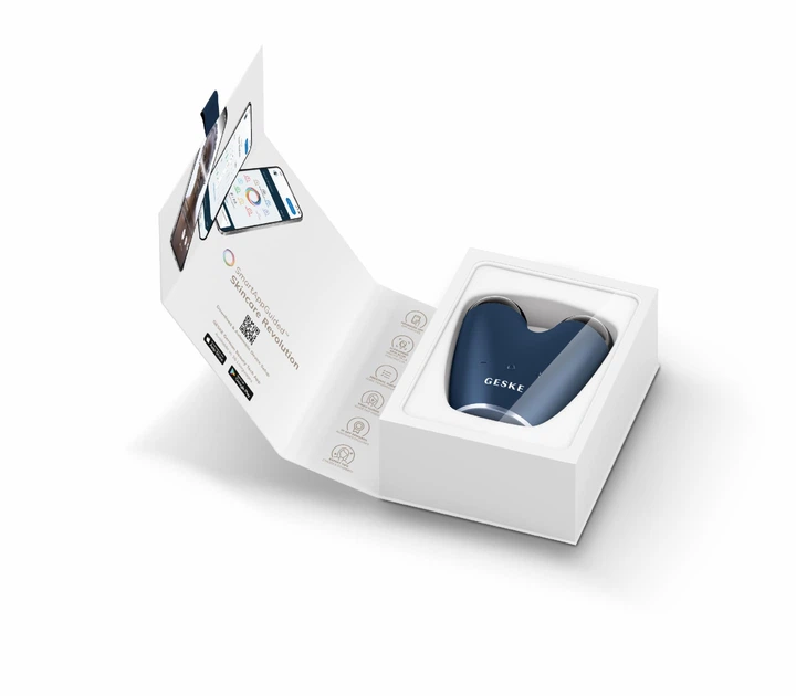 Микротоковый подтягиватель лица GESKE MicroCurrent Face-Lifter 6в1 синий - изображение 9
