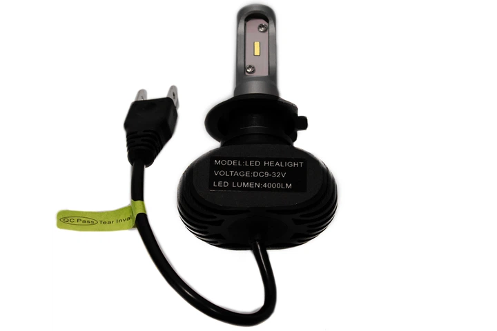 Комплект світлодіодних ламп HeadLight S1 H7 6500K 8000lm з радіатором 12-24V - изображение 2