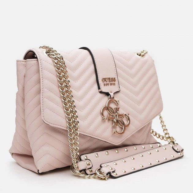 Сумка жіноча Guess Violet 24920 Пудрова (H2000029596568) - зображення 4