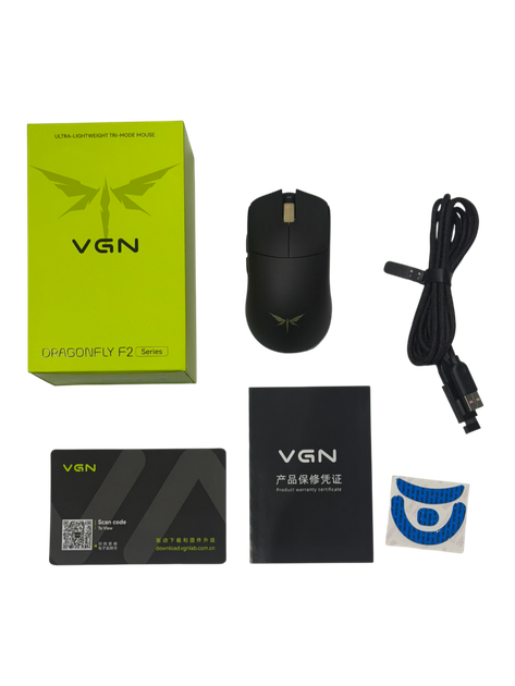 Игровая беспроводная мышка VGN Dragonfly F2 Pro MAX Black - изображение 6