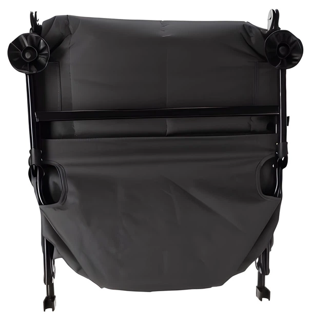 Розкладне ліжко Hedo Premium туристичне 63 x 195 x 32 см Чорне 98231 (5904041148217) - зображення 3