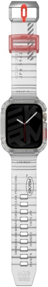 Pasek Skinarma Saido do Apple Watch 45/44 mm Transparent (8886461243420) - obraz 2