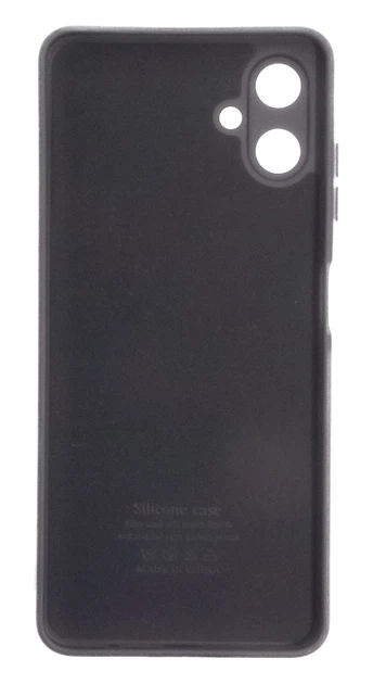 Панель Soft Silicone Case для Samsung A06, Чорний - изображение 2