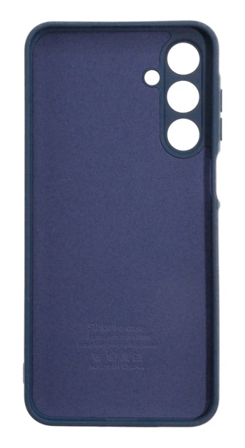 Панель Soft Silicone Case для Samsung A15, Темно-синій - Фото 2 Панель Soft Silicone Case для Samsung A15, Темно-синій - изображение 2