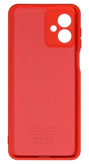 Панель Soft Silicone Case для Motorola G54, Червоний - Фото 2 Панель Soft Silicone Case для Motorola G54, Червоний - изображение 2