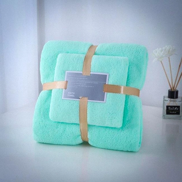 Набор полотенец "Pure Comfort" Салатовый - Фото 1 Набор полотенец "Pure Comfort" Салатовый - изображение 1