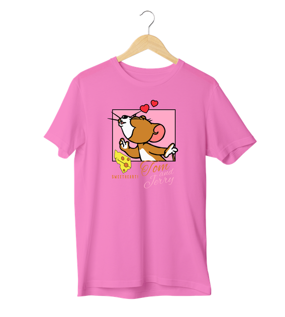 Футболка Ponty Shop «Том та джеррі - Джеррі» - Рожевий - XL - Фото 1 Футболка Ponty Shop «Том та джеррі - Джеррі» - Рожевий - XL - изображение 1