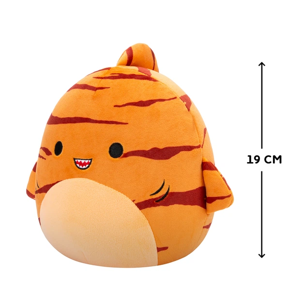 Мягкая игрушка Squishmallows – Тигровая акула Джаггер (Jagger) – 19 см - изображение 2