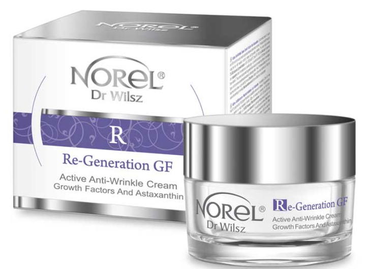 NOREL Re-Generation GF — Активний крем проти зморшок з факторами росту та астаксантином, 50 мл - Фото 1 NOREL Re-Generation GF — Активний крем проти зморшок з факторами росту та астаксантином, 50 мл - зображення 1