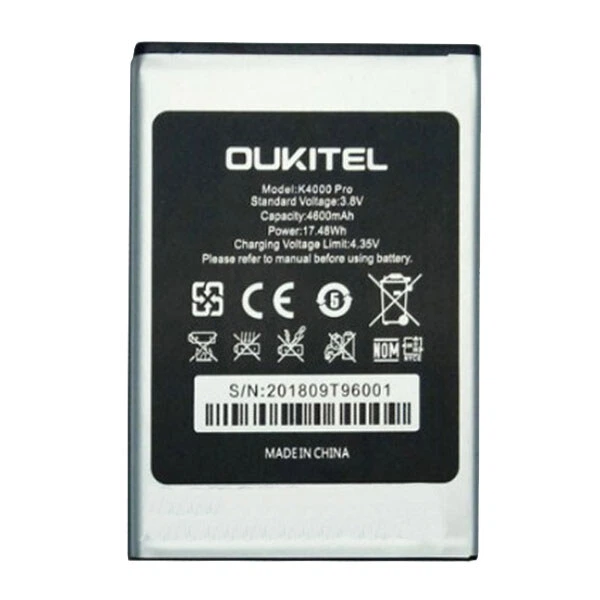 Аккумулятор Oukitel K4000 Pro, Original - 179863 - Фото 1 Аккумулятор Oukitel K4000 Pro, Original - 179863 - изображение 1