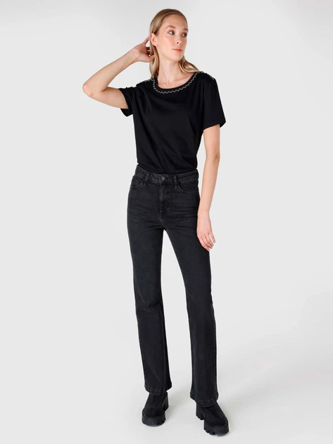 Джинсы Regular Fit женские Colin's 791 Monica CL1065338-DN02867 30-32 Черные (8683197859884) - изображение 3