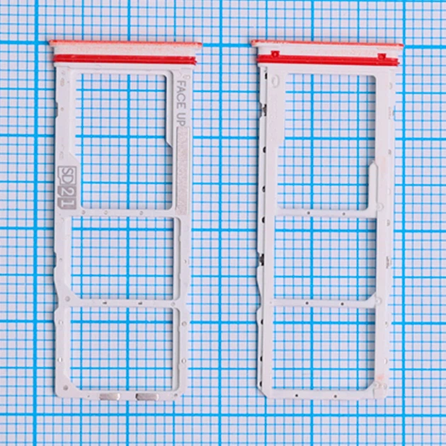 Держатель SIM-карты Motorola XT2421 Moto G04, С разъемом на карту памяти, Оранжевый - 682859 - изображение 2