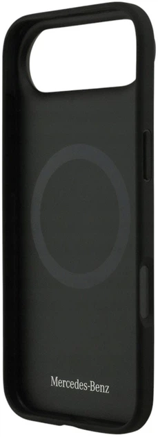Etui Mercedes Leather Large Laurel Leave MagSafe do iPhone Air Black (3666339507442) - obraz 7