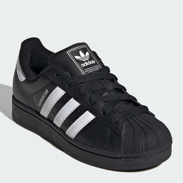 Подростковые кеды для мальчика Adidas Superstar II J JH9977 37.5 Core Black (4067888292459) - изображение 2