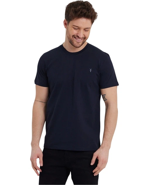 Футболка базова чоловіча Combined Blank Apparel TST0201.NAVY XXL темно-синя (2228682272053) - зображення 3