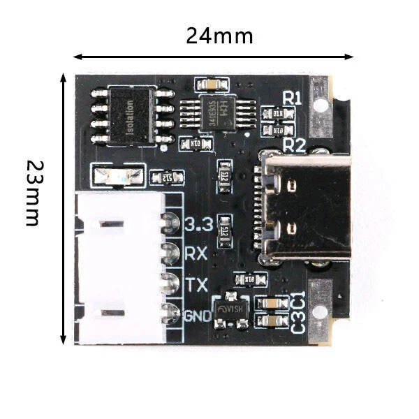 Преобразователь интерфейсов USB-TTL-TYPE-C - 641061 - Фото 2 Преобразователь интерфейсов USB-TTL-TYPE-C - 641061 - изображение 2