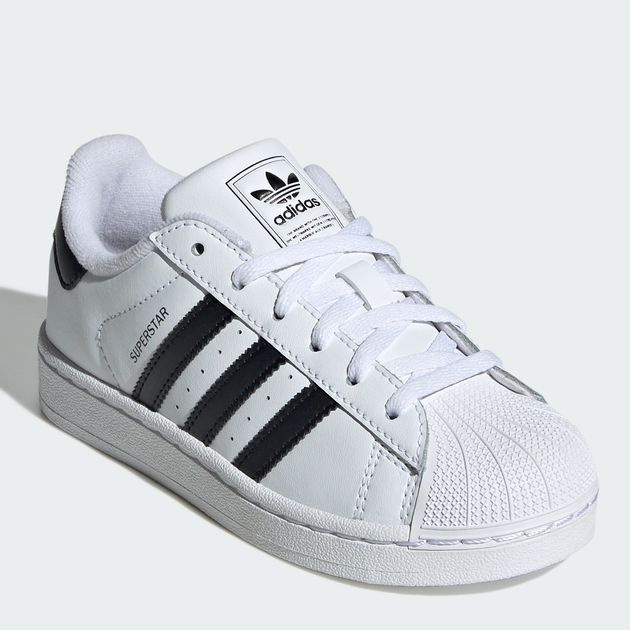 Детские кеды для мальчика Adidas Superstar II C JH9980 33 Ftwr White (4067888303971) - изображение 2