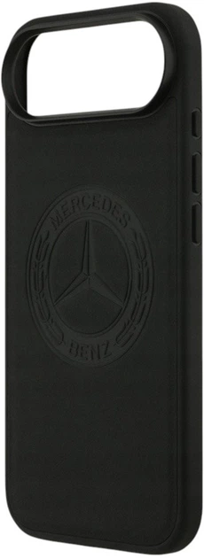 Etui Mercedes Leather Vintage Logo MagSafe do iPhone Air Black (3666339507992) - obraz 6