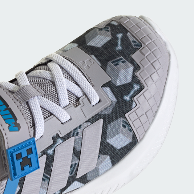 Детские кроссовки для мальчика Adidas Minecraft Fortarun El C JR1945 29 Glory Grey (4068806966032) - изображение 9