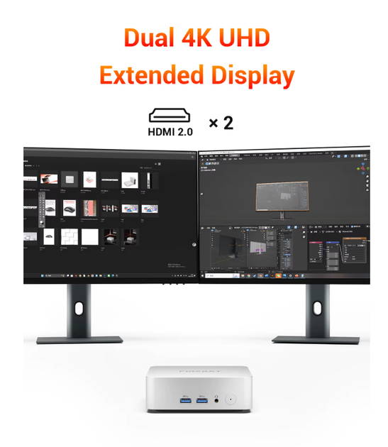 Мини-компьютер FIREBAT R2 Ryzen 5 NO RAM NO SSD (FIREBAT-R2-3500U) - изображение 4