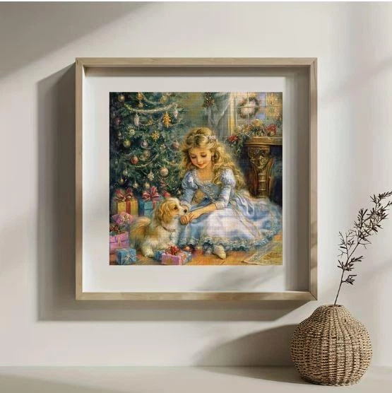 Набор для вышивки крестом JOZYSH «Розовое чудо» 40×40 см, 14 CT, канва Аида с нанесенным рисунком, полная зашивка - Фото 2 Набор для вышивки крестом JOZYSH «Розовое чудо» 40×40 см, 14 CT, канва Аида с нанесенным рисунком, полная зашивка - изображение 2