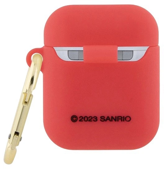 Etui Hello Kitty Silicone 3D Kitty Head do Apple AirPods 1/2 Red (3666339189716) - obraz 2