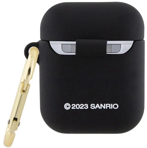 Etui Hello Kitty Silicone 3D Kitty Head do Apple AirPods 1/2 Black (3666339189631) - obraz 2