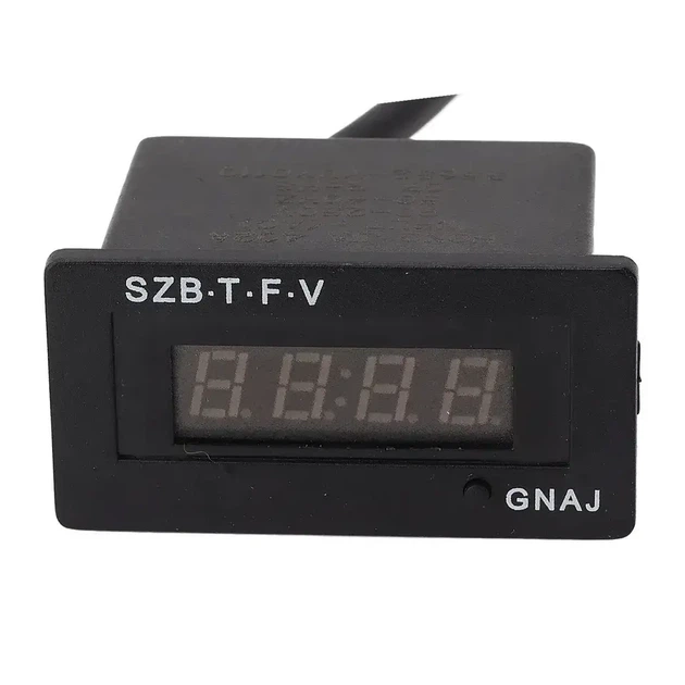 Счётчик моточасов GNAJ SZB-T F V, вольтметр ,таймер генератора 90-250 вольт с фишкой - Фото 1 Счётчик моточасов GNAJ SZB-T F V, вольтметр ,таймер генератора 90-250 вольт с фишкой - изображение 1