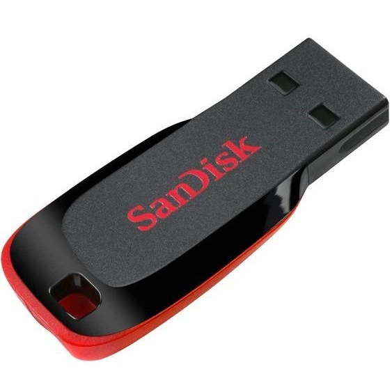 Флеш-накопитель SanDisk USB 2.0 Cruzer Blade 16Gb черный/красный - изображение 3