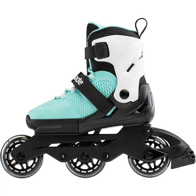 Детские ролики Rollerblade Microblade 3WD aqua-white размер 36.5-40.5 (smj815) - изображение 4