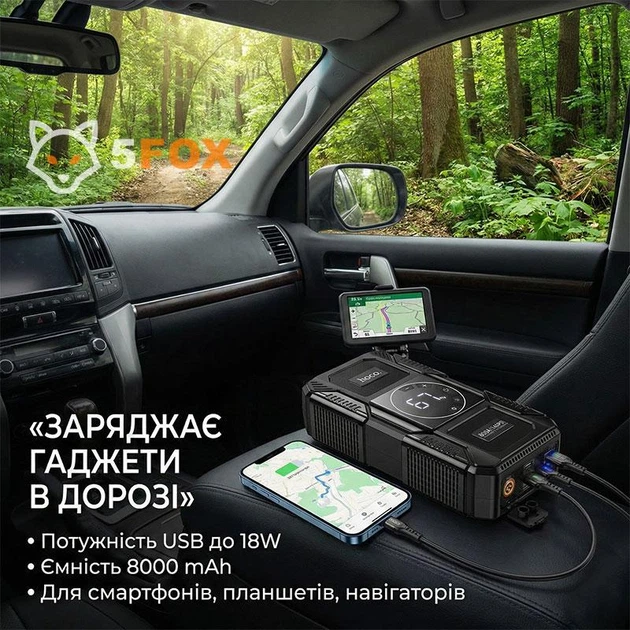 R̲O̲Z̲E̲T̲K̲A̲ | Бустер насос для авто Hoco QS6 8000mAh