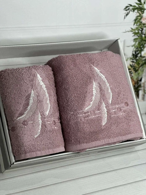 Подарочный набор полотенец Piante Home 100% Хлопок 7807 - Фото 1 Подарочный набор полотенец Piante Home 100% Хлопок 7807 - изображение 1