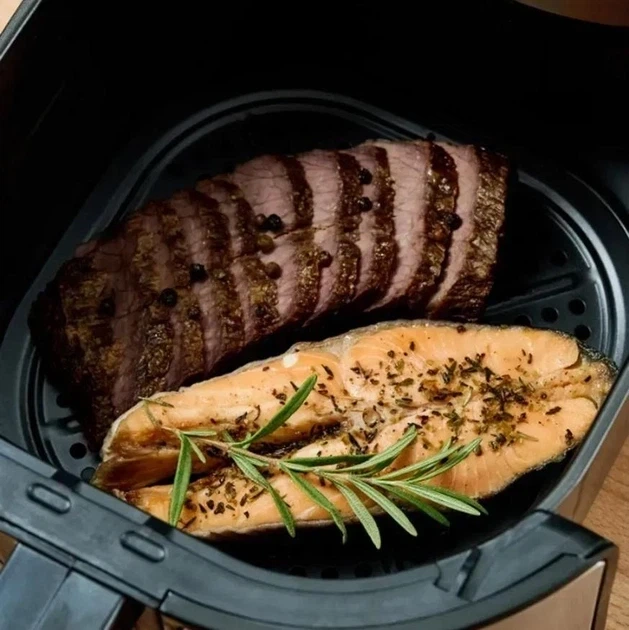 Аэрофритюрница с чашей из нержавеющей стали 7л 1700Вт Sokany Air Fryer SK-10052 - изображение 4