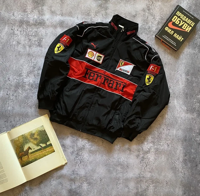 Куртка-бомбер унисекс Ferrari Formula 1 ферарі формула XL розмір - Фото 1 Куртка-бомбер унисекс Ferrari Formula 1 ферарі формула XL розмір - изображение 1