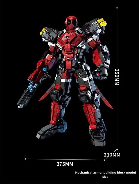 Конструктор Дэдпул Deadpool (LY 76107), 2002 деталей - изображение 5
