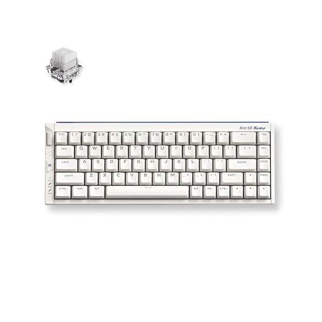 Клавиатура игровая MCHOSE Ace 68 Turbo магнитная проводная Mount Tai Magnetic Switch GT, Nova White - изображение 2