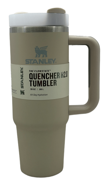 Термос термочашка Stanley Quencher H2.0 Tumbler з нержавіючої сталі Grey 0,88 л KT7002010 - зображення 2