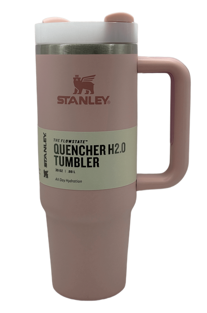Термос термочашка Stanley Quencher H2.0 Tumbler Pink 0,88 л з нержавіючої сталі KT7002021 - Фото 3 Термос термочашка Stanley Quencher H2.0 Tumbler Pink 0,88 л з нержавіючої сталі KT7002021 - зображення 3
