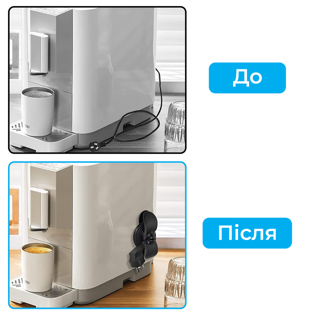 Органайзер для кабелів OfficePro CM001B Black - зображення 8
